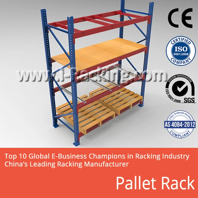 Warehouse Storage Pallet Rack and Shelving Max. 4, 000 Kg/Level