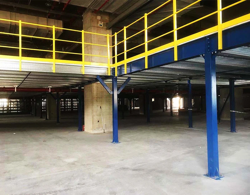 Waehouse Racking Supported Heavy Duty Metal Steel Mezzanine Floor