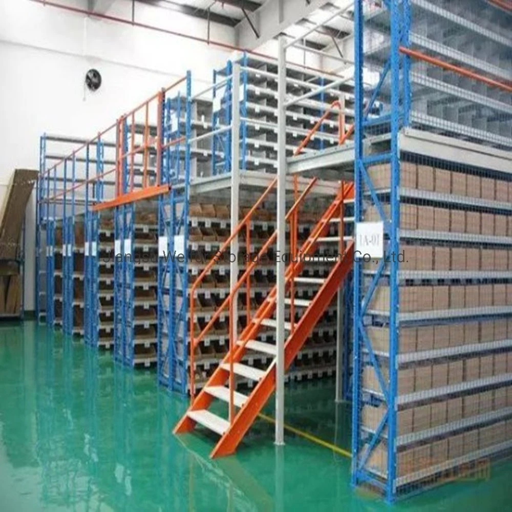 Steel Structure Heavy Duty Mezzanine Racking for Industrial Warehouse Storage