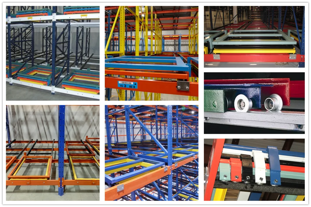 Industrial New Type Customized High Density Push Back Storage Rack