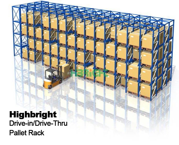 Manufacturer Drive-in Racking for Warehouse Storage