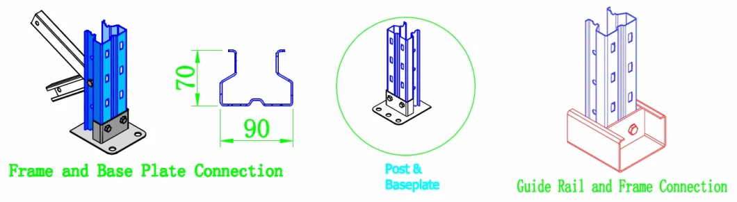 Storage Racking Customize Standing Multi Storage Rack Adjustable Storage Heavy Duty Selective Rack for Plastic Product Logistics Industry with CE.