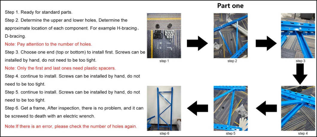 Storage Racking Customize Standing Multi Storage Rack Adjustable Storage Heavy Duty Selective Rack for Plastic Product Logistics Industry with CE.